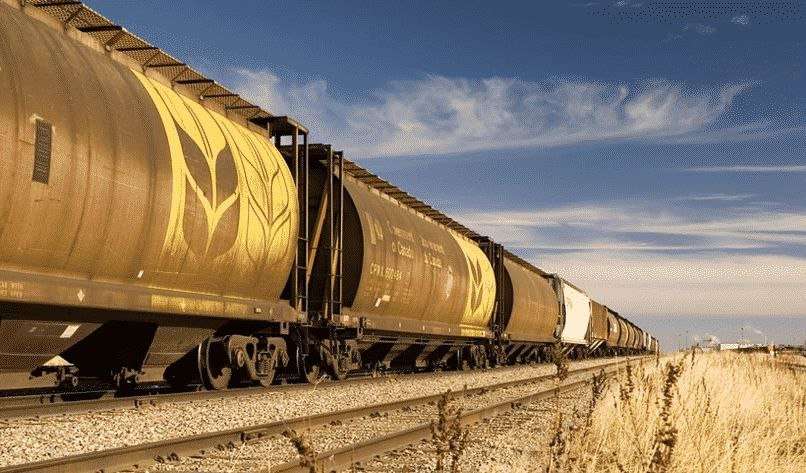 Rail transportation of grain
