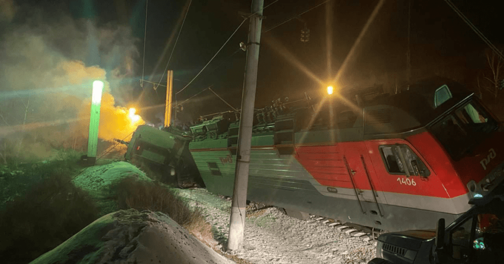 incidents on the Russian Railways (RZhD) in Russia