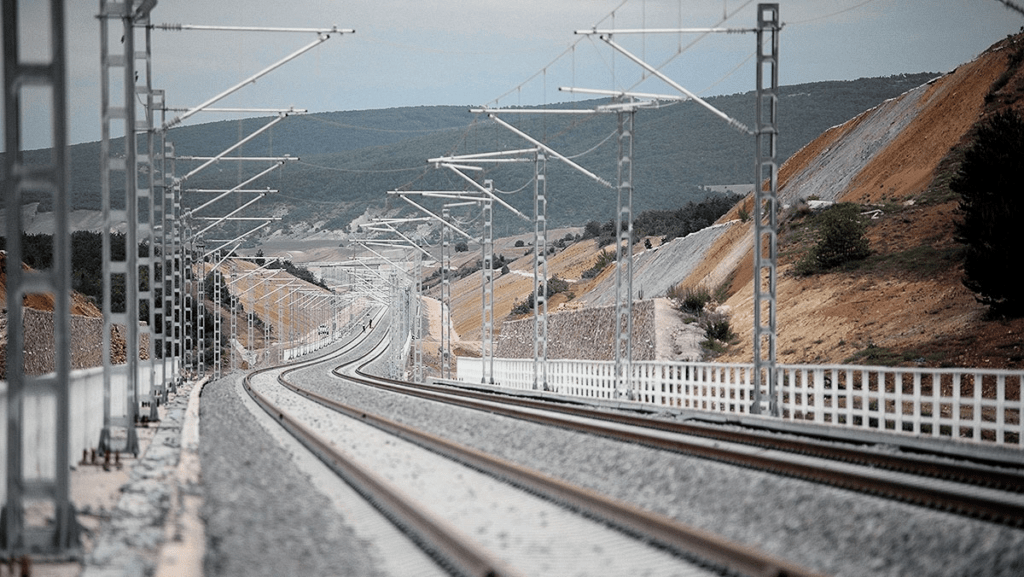 The construction of the high-speed railway