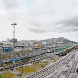 Train Port Barcelona