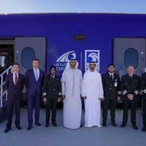 Etihad Rail is testing passenger transportation