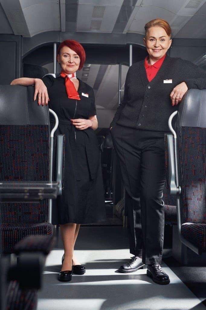 The new uniform for conductors and train drivers