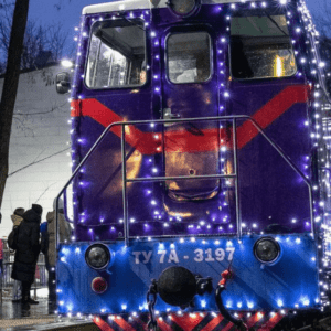 Киевская детская железная дорога закрывает зимний сезон