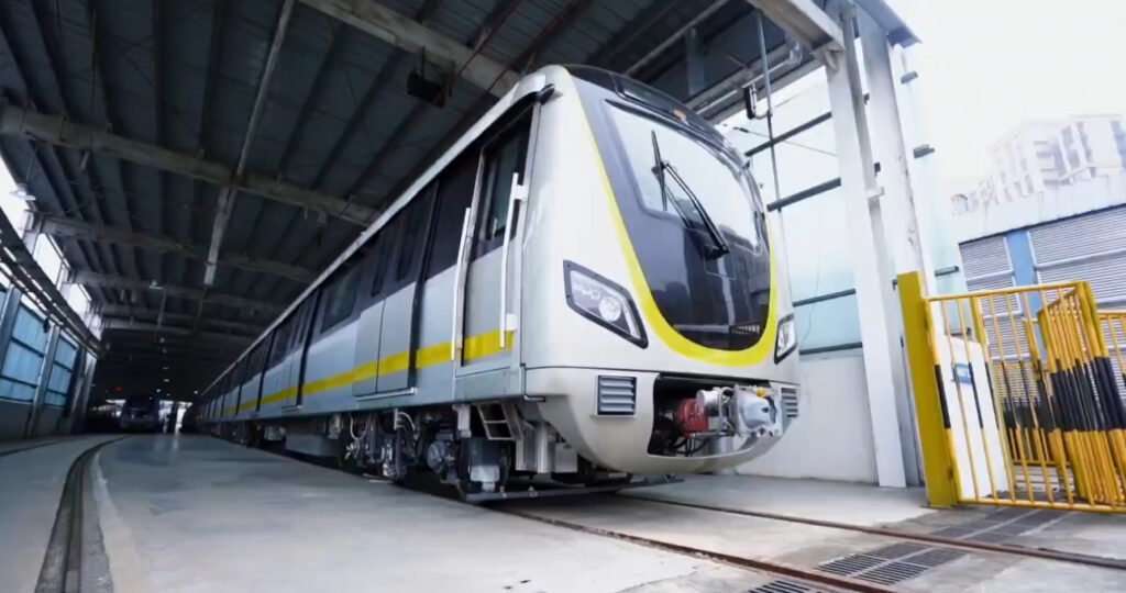 The unmanned metro train from CRRC