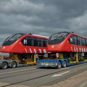 Unmanned monorail train Innovia 300