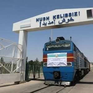 the reconstruction of the railway line