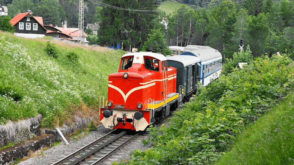 Обновление зубчатой железной дороги в Чехии