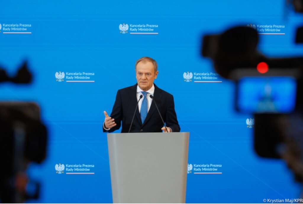 The railway tracks are included in Poland's critical infrastructure.