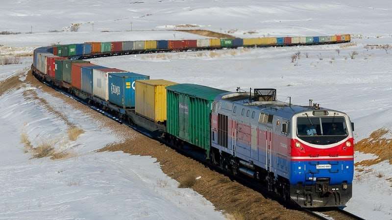 railway container exports to China