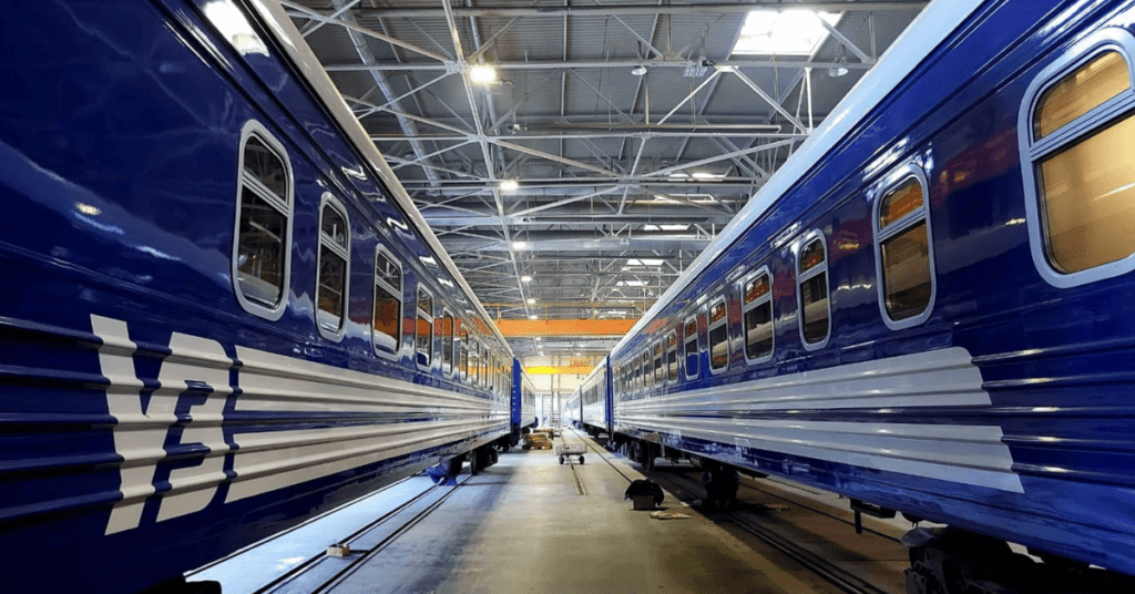 the construction of passenger cars for Ukrzaliznytsia