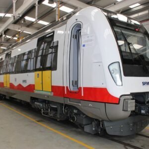 The narrow-gauge electric train