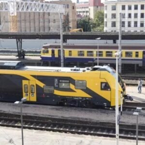 The delivery of Škoda Vagonka electric trains to Latvia