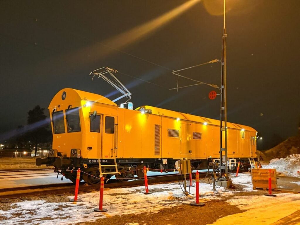 Випробування колійної машини MPV 2