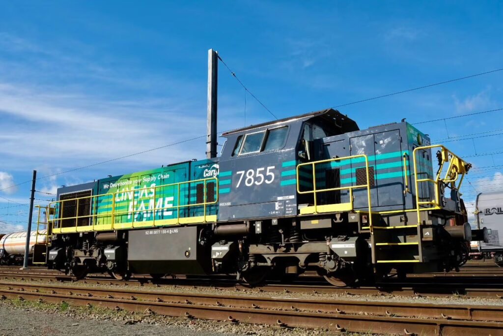a biofuel-powered shunting locomotive a biofuel-powered shunting locomotive