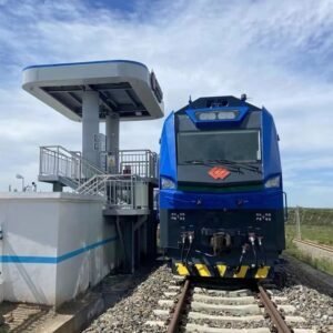 The hydrogen locomotive from CRRC