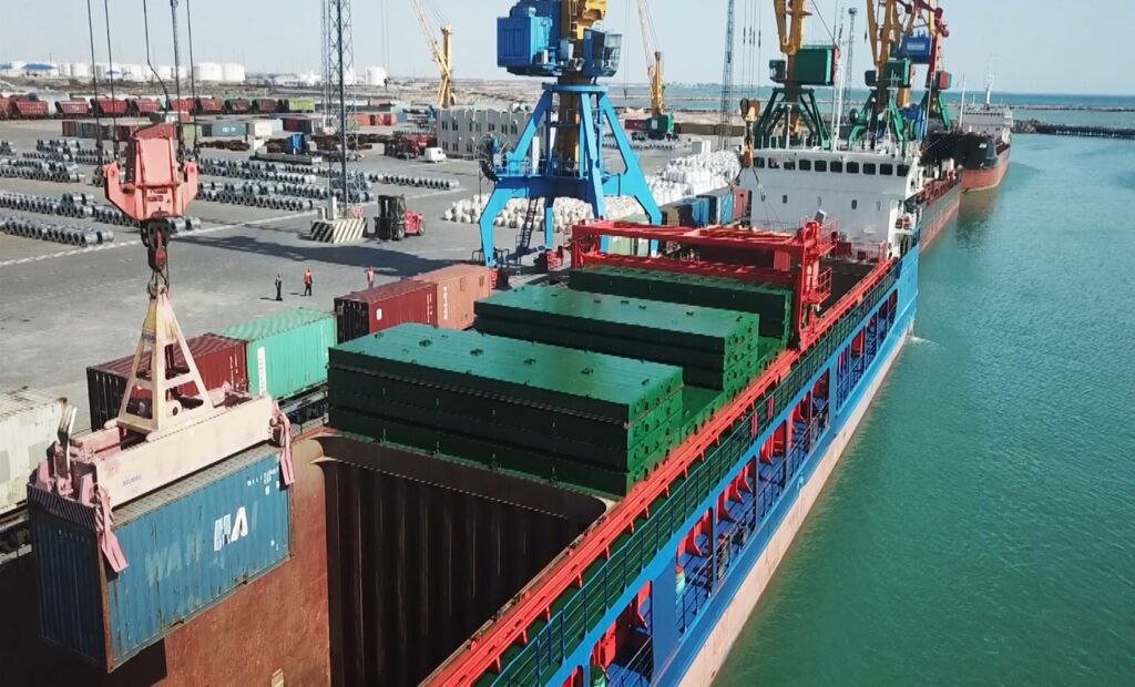 Container shipments through the Port Container shipments through the Port