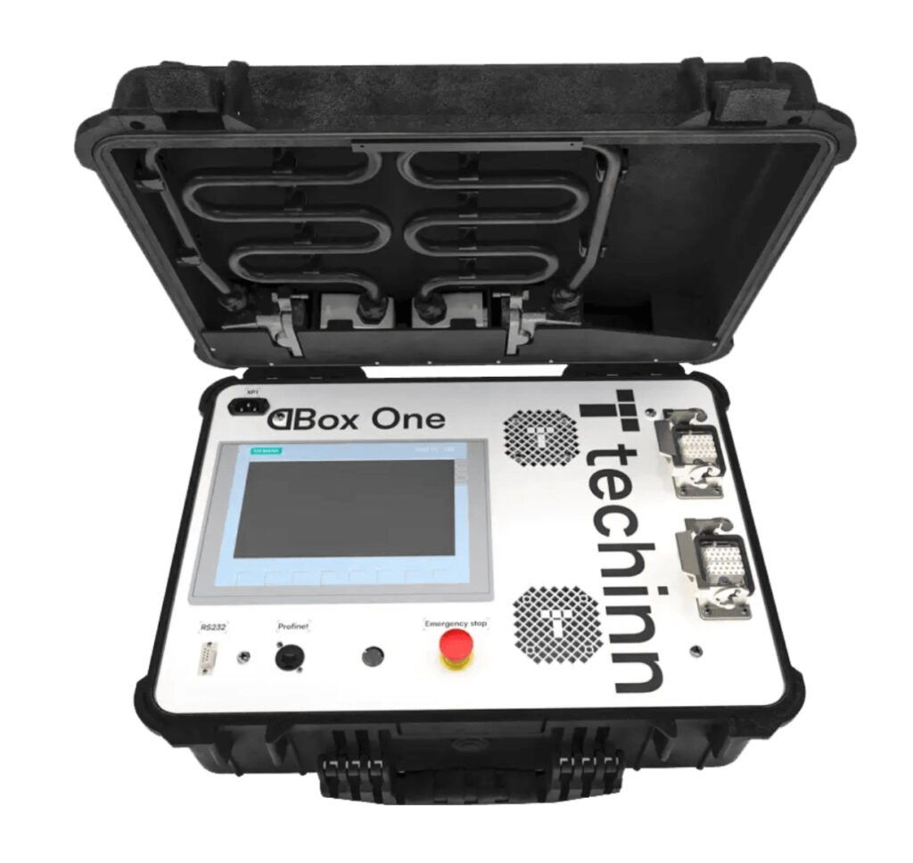 DBOX ONE – a portable case for testing hydraulic brake units of railway transport