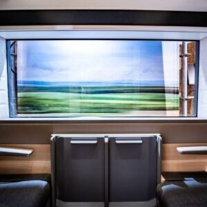 Two-seat compartment for high-speed trains from Deutsche Bahn