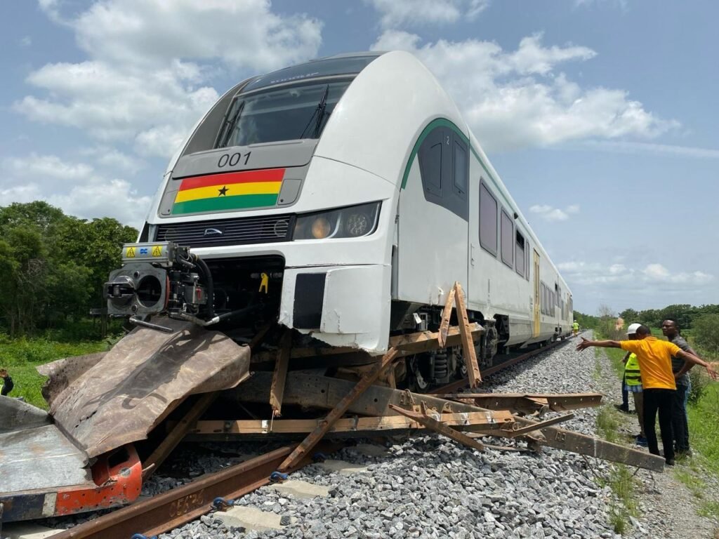 The Pesa train was involved in an accident. The Pesa train was involved in an accident.