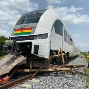 The Pesa train was involved in an accident.