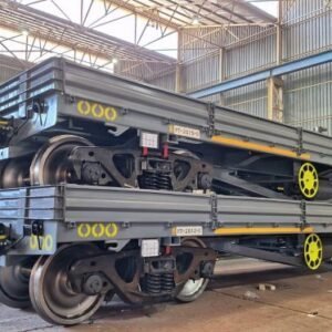 Delivery of railway platforms for transportation