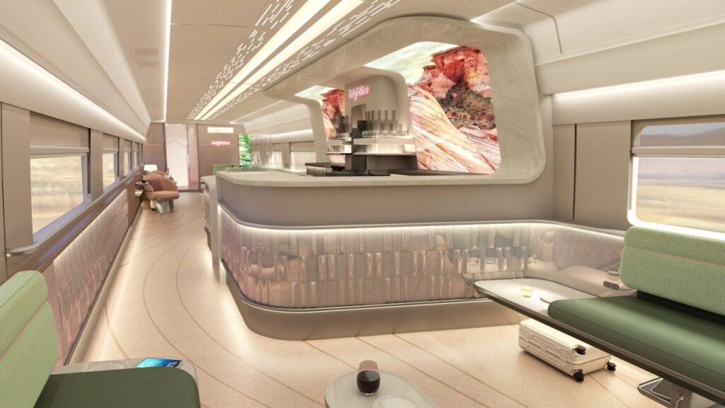 the concept of a bar car for high-speed trains the concept of a bar car for high-speed trains