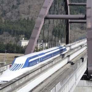 The completion of the Chuo Shinkansen construction