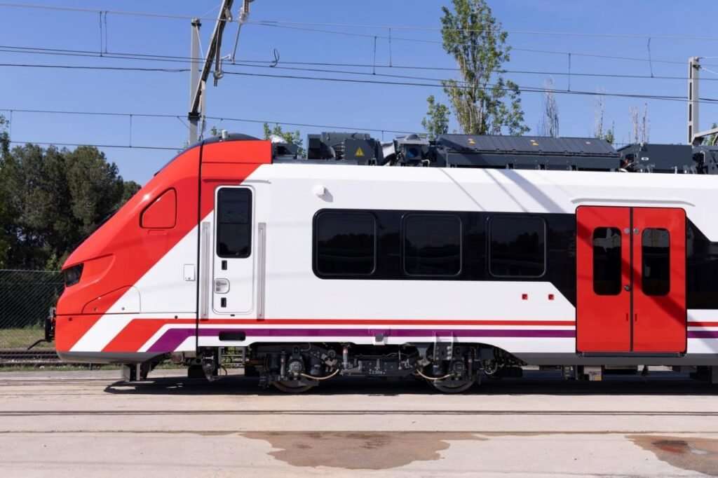 the first Coradia train assembled in Catalonia the first Coradia train assembled in Catalonia