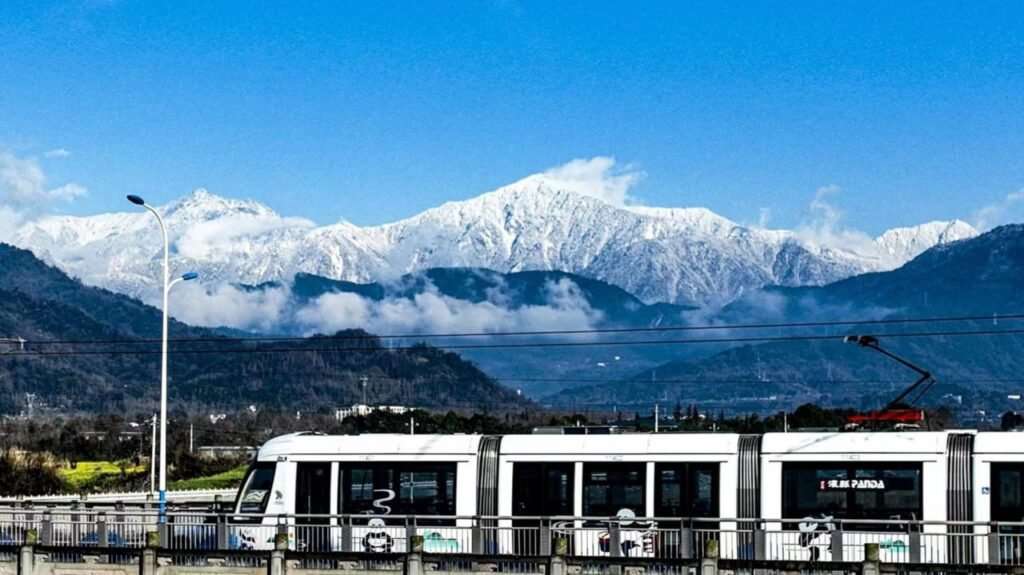 Thematic Panda Trams in China Thematic Panda Trams in China