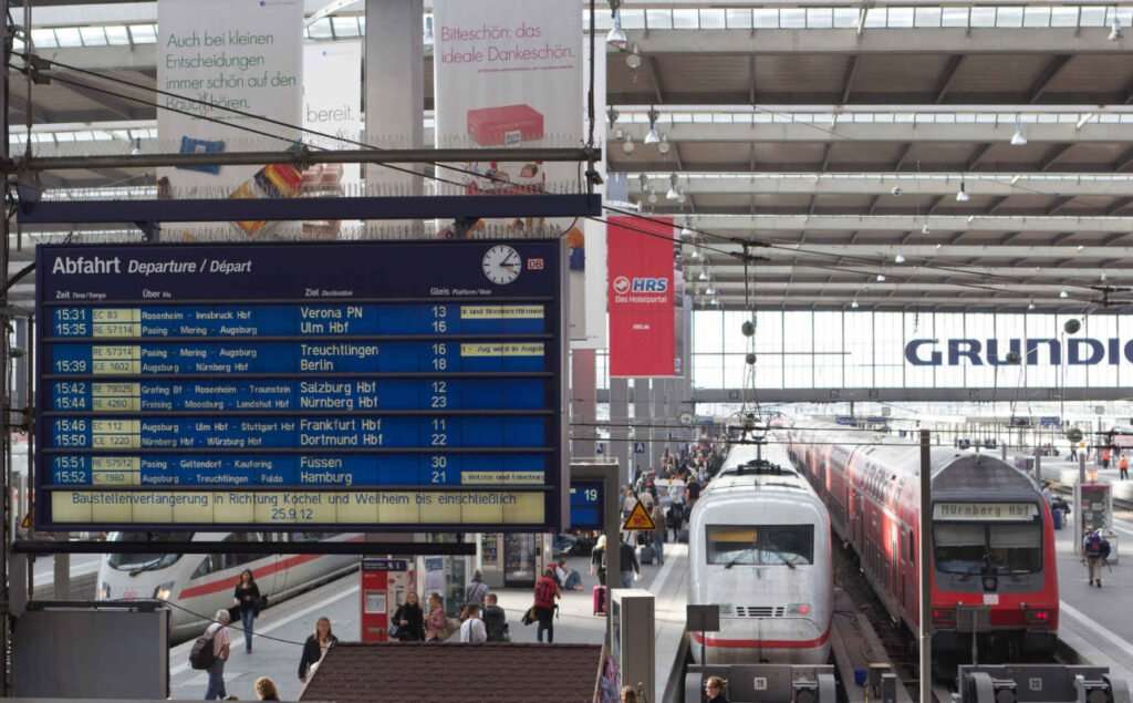 Munich train station. Romania - Ukraine, 17 June 2024, Munich Football Arena, Munich (GER) Munich train station. Romania - Ukraine, 17 June 2024, Munich Football Arena, Munich (GER)