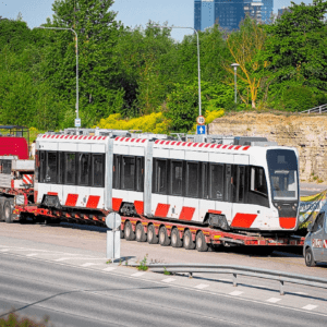 The First Twist Tram from PESA Arrives in Tallinn