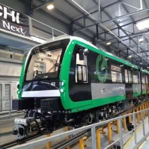 Serial deliveries of new metro trains