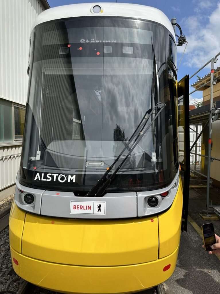 The new Flexity tram undergoes testing The new Flexity tram undergoes testing
