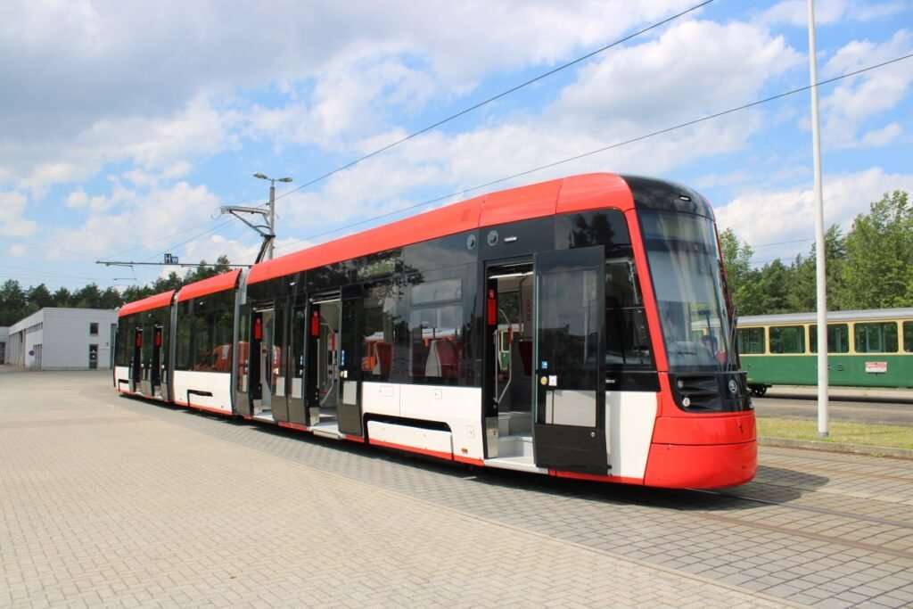 New Škoda Group Tram Delivered to Cottbus New Škoda Group Tram Delivered to Cottbus