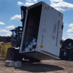 DB Cargo тестують новий метод розвантаження металобрухту