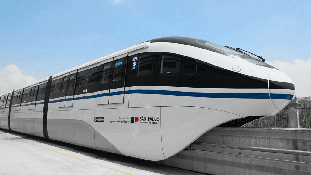 First Monorail Train from China First Monorail Train from China