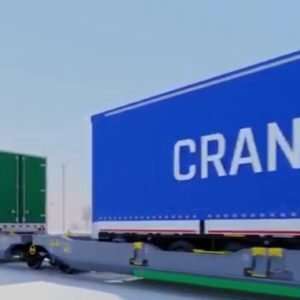 Инновационная железнодорожная платформа для полуприцепов