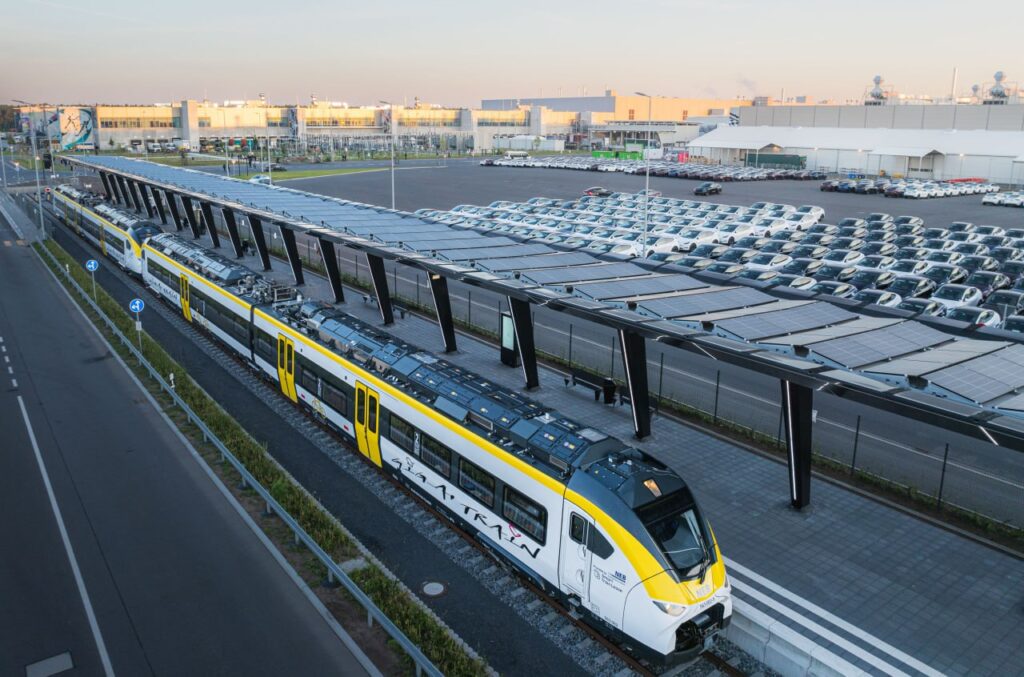 New Siemens Hybrid Trains Begin Operation at Tesla's Factory in Germany