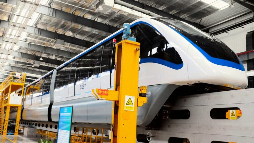 First Monorail Train for São Paulo Arrives from China First Monorail Train for São Paulo Arrives from China