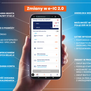 PKP Intercity has introduced the updated e-IC 2.0 online ticketing system