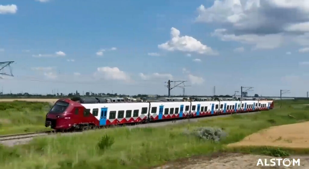 The purchase of new regional electric trains New Coradia Stream Trains from Alstom in Romania