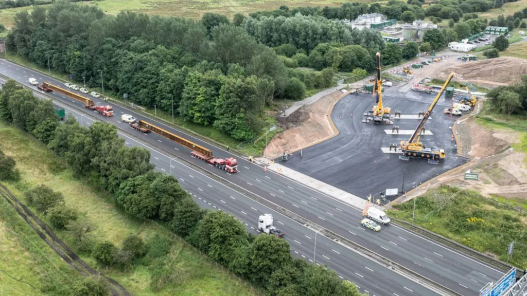 Construction of a New Railway Bridge Begins in the UK Construction of a New Railway Bridge Begins in the UK