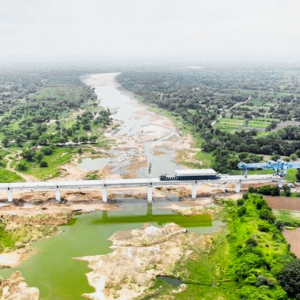 The 10th bridge on the Mumbai-Ahmedabad High-Speed Rail Corridor
