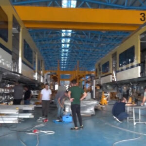 Процесс сборки первого турецкого электропоезда