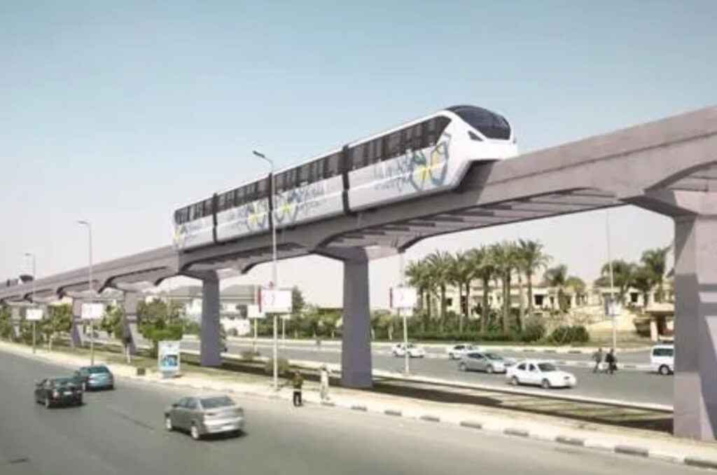 Trial Operation of Monorail Powered in Egypt Trial Operation of Monorail Powered in Egypt