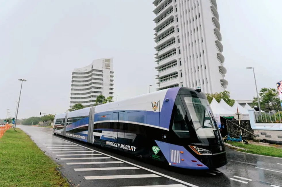 China has launched the production of hydrogen-powered trams for Malaysia