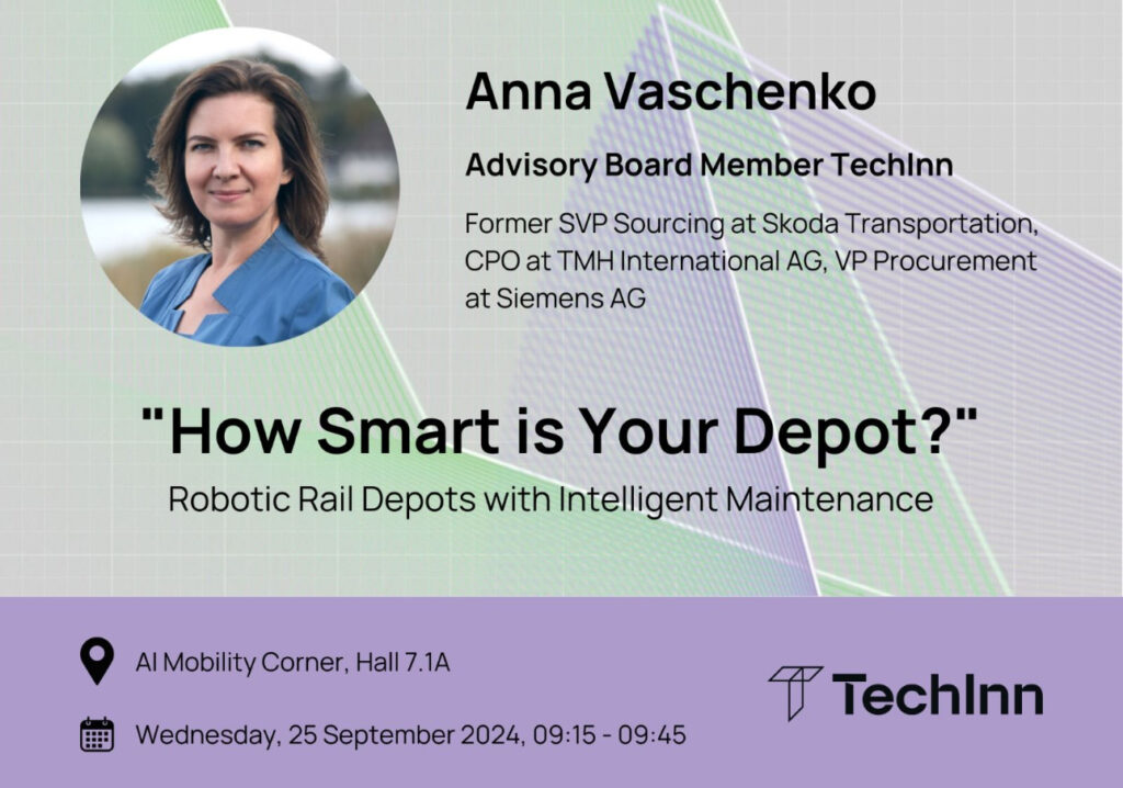Robotic Rail Depots: Smart Maintenance at InnoTrans 2024 Robotic Rail Depots: Smart Maintenance at InnoTrans 2024