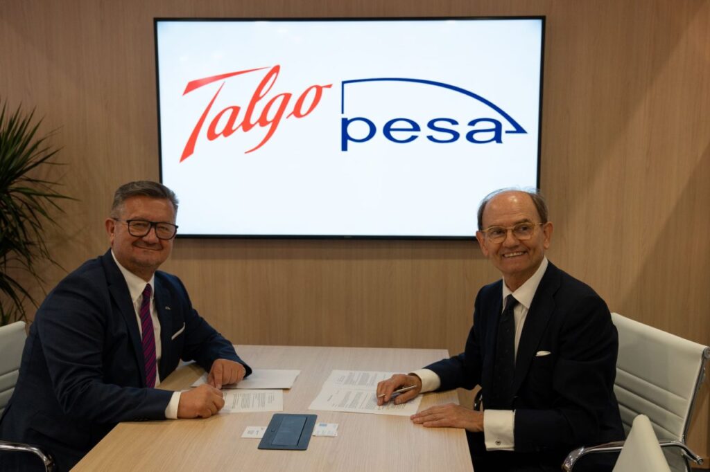 Talgo and Pesa Sign Partnership for High-Speed Trains in Poland