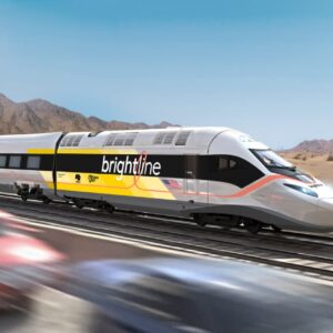 Brightline West high-speed rail construction