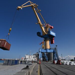 контейнерный терминал в Актау